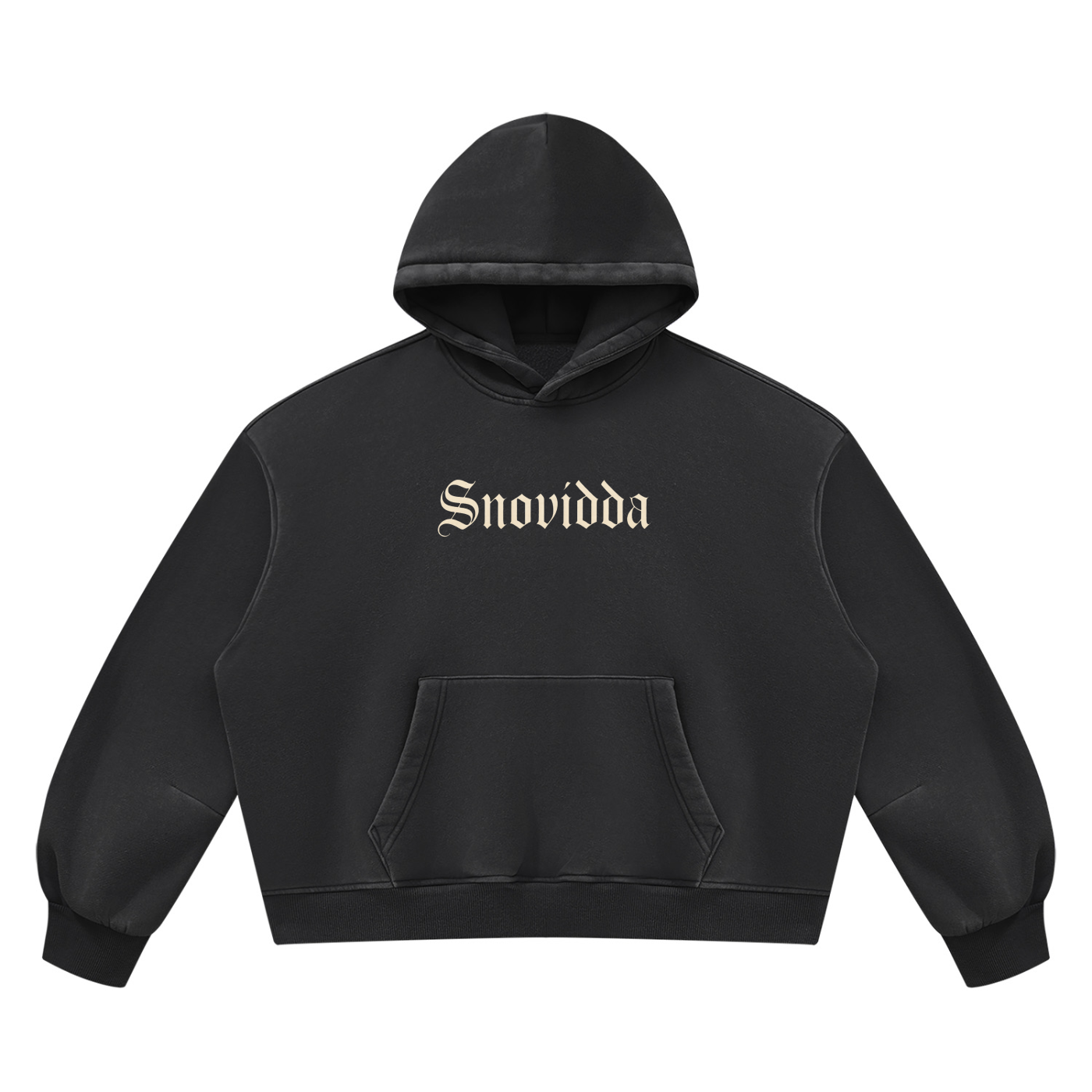 Unisex Vintage Wash Boxy Fleece Hoodie